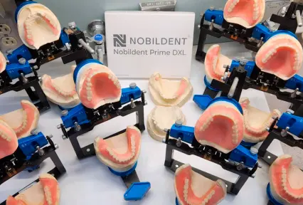 Изучите полные решения для протезов с NOBILDENT Teeth